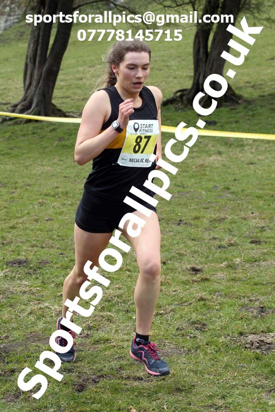 Masters men 2021 NECAA Cross Country Relays, Thornley Farm, Peterlee, Saturday, April 10th. Photo: David T. Hewitson/Sports for All Pics